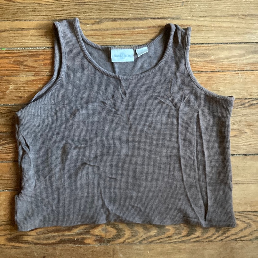 Vintage Nordstrom Waffle Knit Tank Top